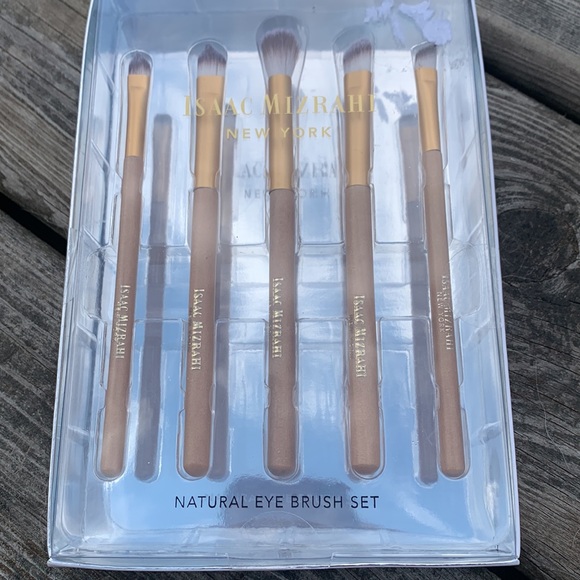 NWT Issac Mizrahi Natural Eyebrush Set - Picture 3 of 6